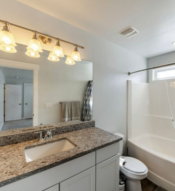 Pose de salle de bain