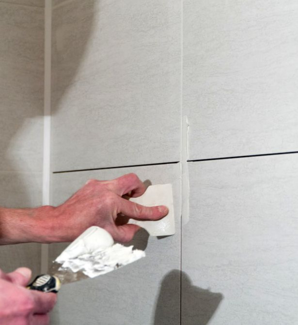 Pose de salle de bain