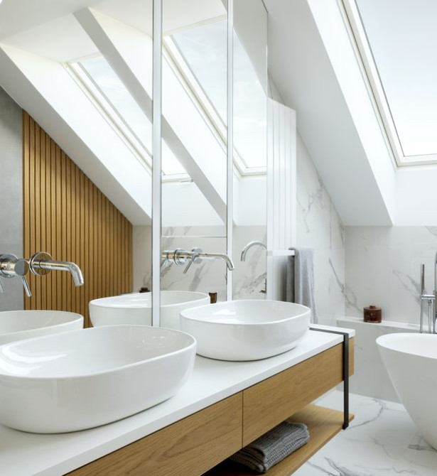 Pose de salle de bain